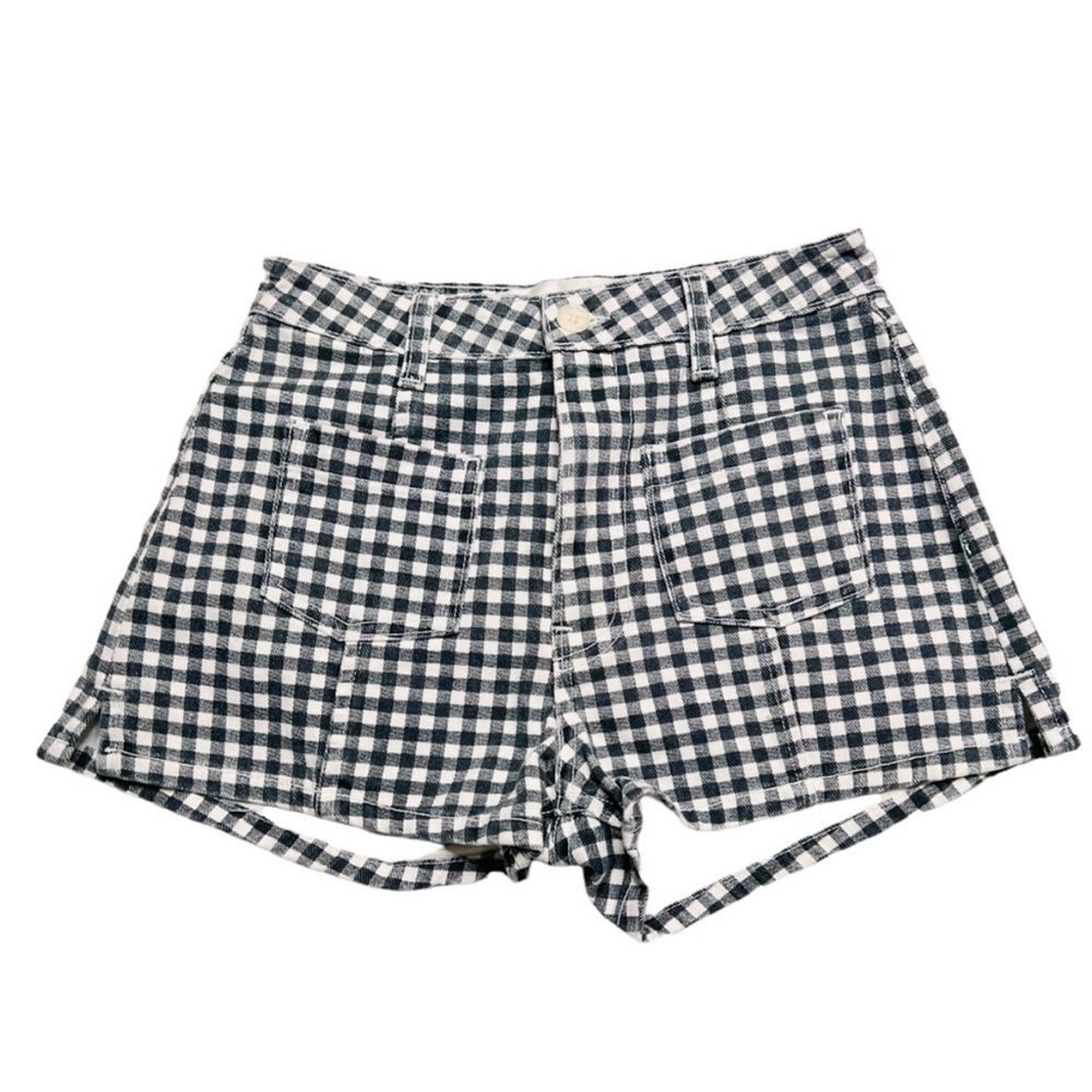 Reformation Gingham Pocket Shorts